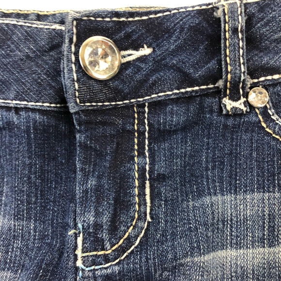 Amethyst Women’s Blue Jean Denim Shorts 5 - Picture 2 of 7
